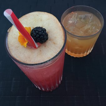Coquetéis, Fruta, Palha