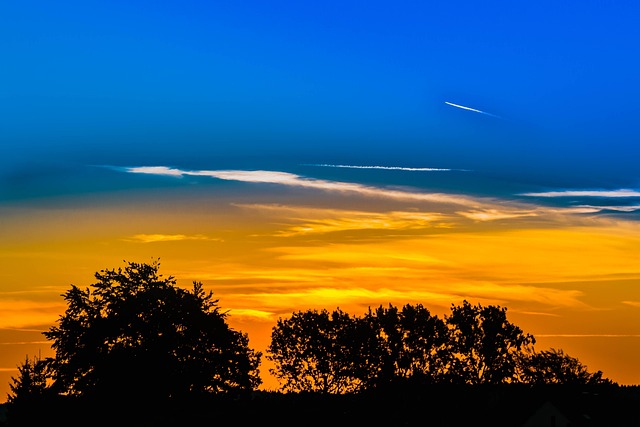 Sunrise, heaven, clouds and morning mood — photo by Myriams-Fotos