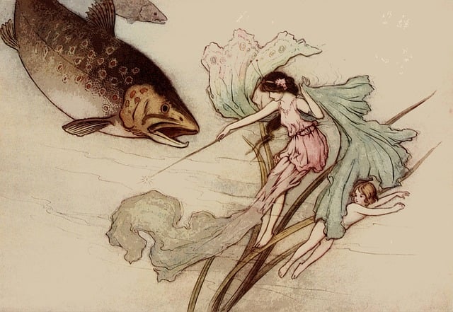 Free vintage retro enchanted illustration