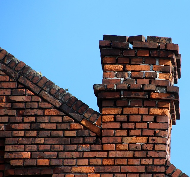 Schornstein, Mauer, Steine, Steinmauer