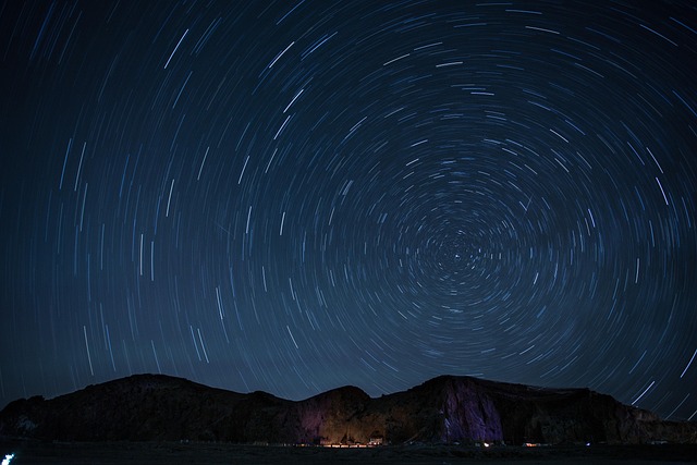 starry sky, night, hills, the bonfire, starry sky, starry sky, starry sky, starry sky, starry sky