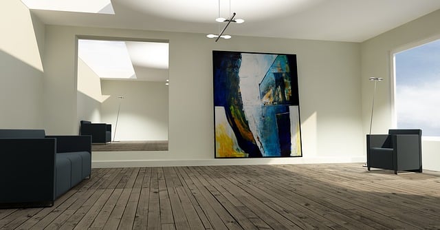 Free oneway light space gallery illustration