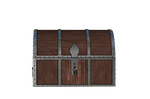 chest, treasure, wood