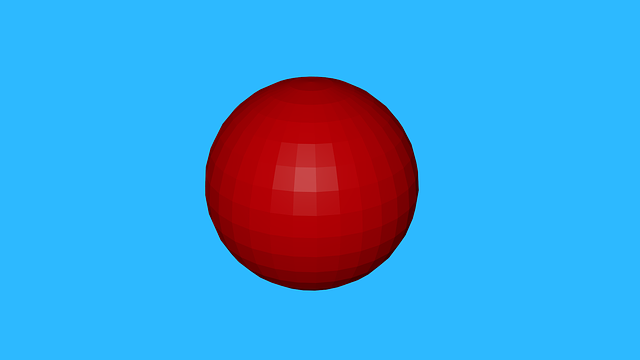 Free sphere shape 3d illustration