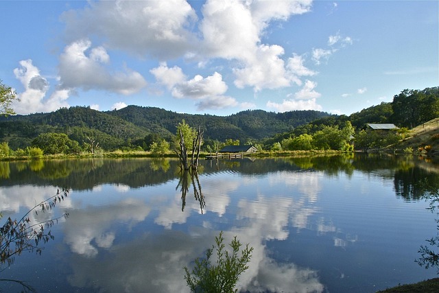 Free Lake Clouds photo and picture
