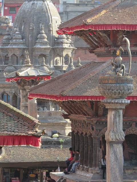 Patan, Durbar, Vierkant, Kathmandu