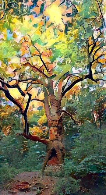 Free tree forest nature illustration