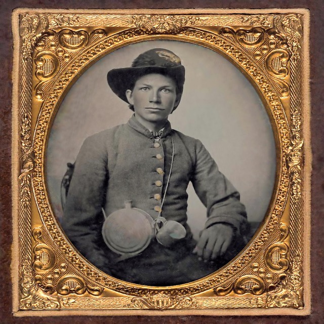 Free civil war confederate soldier illustration