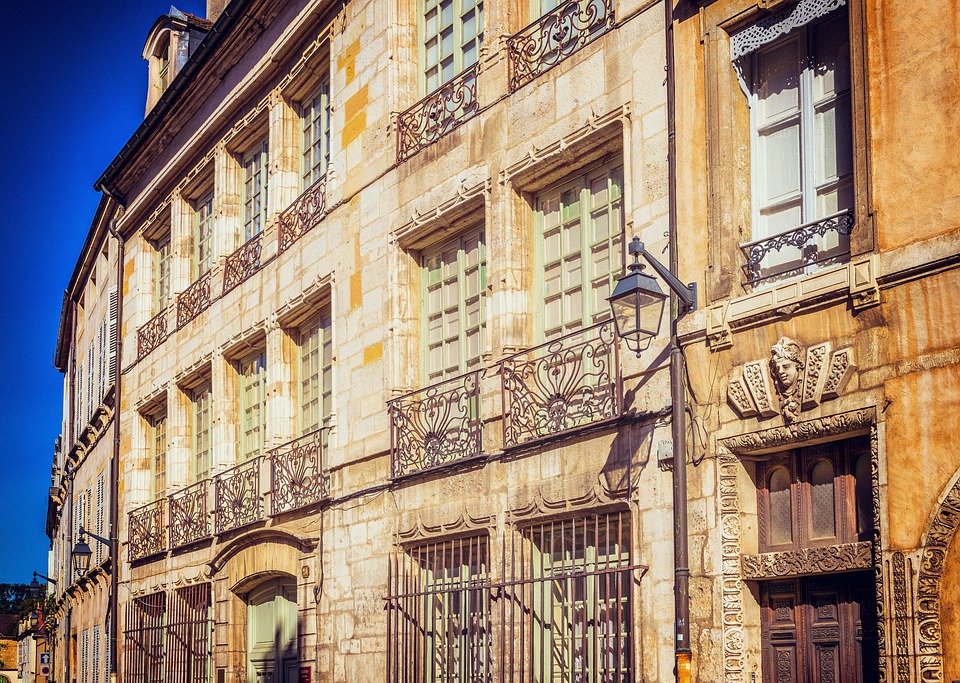 Façade, L'Architecture, France, Beaune, Vivre, Maisons