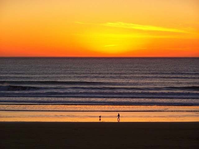 Abend, Meer, Abendhimmel, Strand