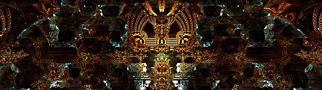 Free fractal mandelbulb 3d illustration