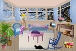 living room, rest, windows