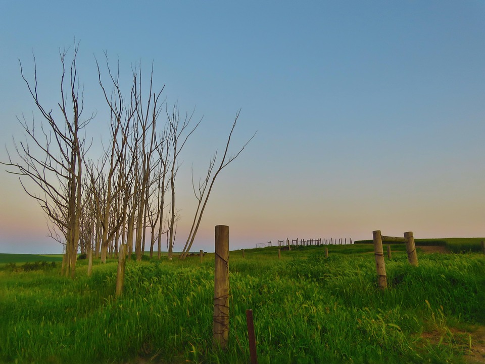 countryside fence sky free photo on pixabay