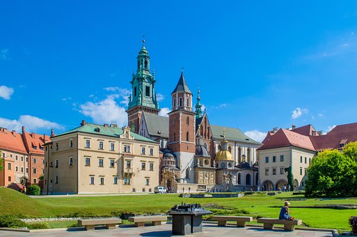 Kraków, Zamek, Twierdza, Ogród, Wawel