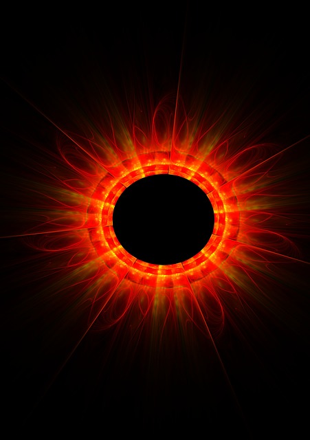 Download free HD stock image of Fractal Sun Free fractal sun flame illustration
