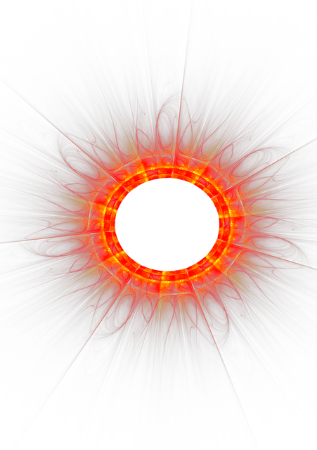 Download free HD stock image of Fractal Sun Free fractal sun flame illustration