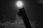 beach shower, sun, sky