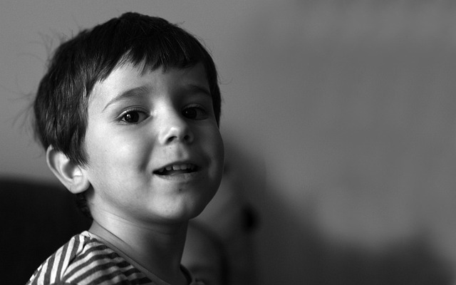 Free Kid Black And White photo and picture