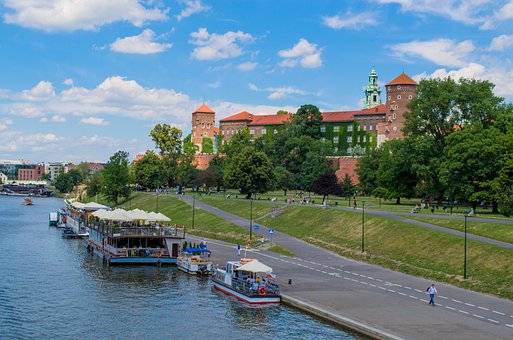 Krakau, Polen, Europa, Wawel, Schloss