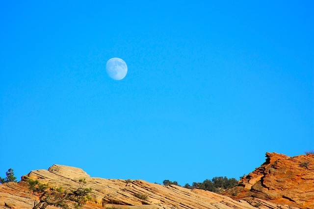 Free Moon Blue photo and picture
