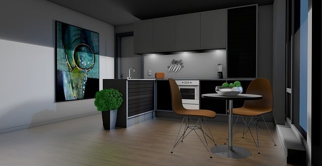 Free kitchen light space gallery illustration