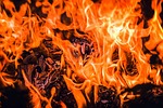 fire, embers, flame