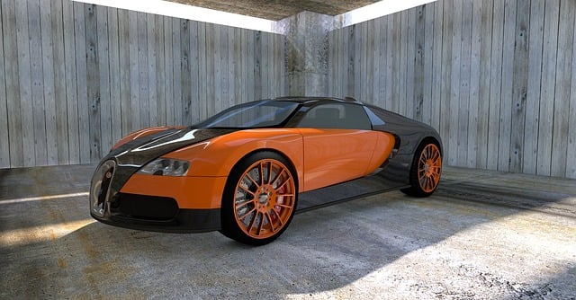 Free bugatti veyron automobile illustration