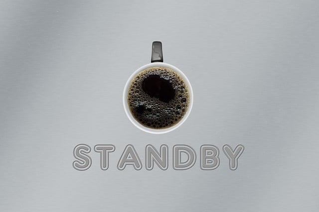 Free cup coffee standby illustration