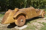 wooden car, car, turčianske teplice