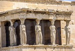 acropolis, athens, caryatids