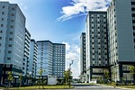 dormitory, building, sky