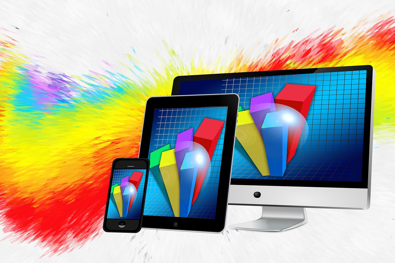 Download free HD stock image of Monitor Display Free monitor display particles illustration