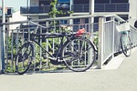 city, bike, wheel