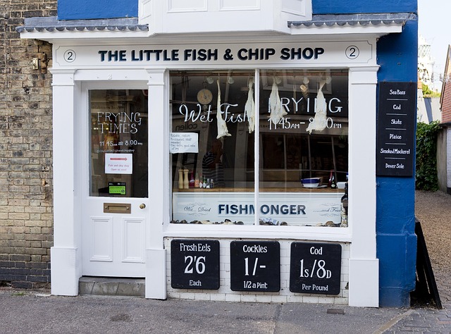 Free Old Fashioned Fishmonger photo and picture