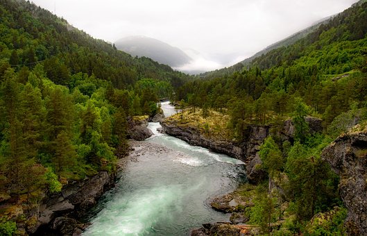 Free Waterfall River photo and picture
