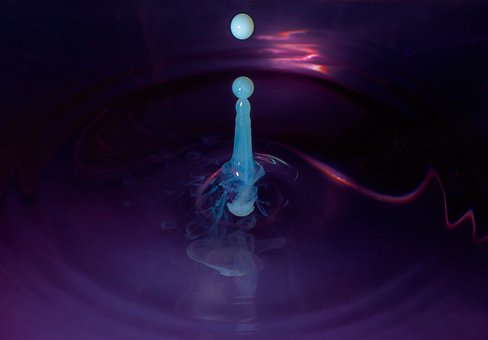 Free Drop Blue photo and picture
