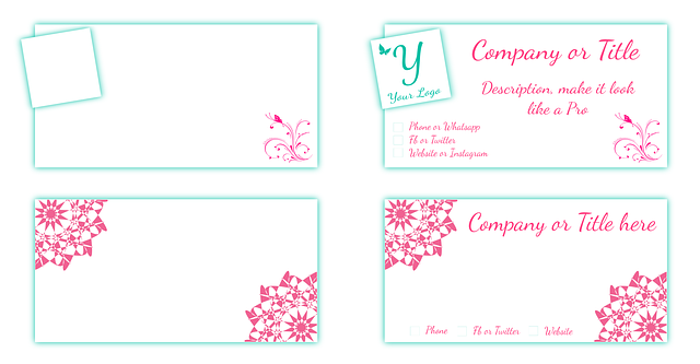 Free business card company logo illustration