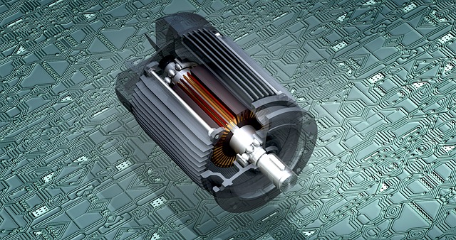 Free engine section detail illustration