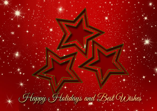 Free christmas public holidays greetings illustration