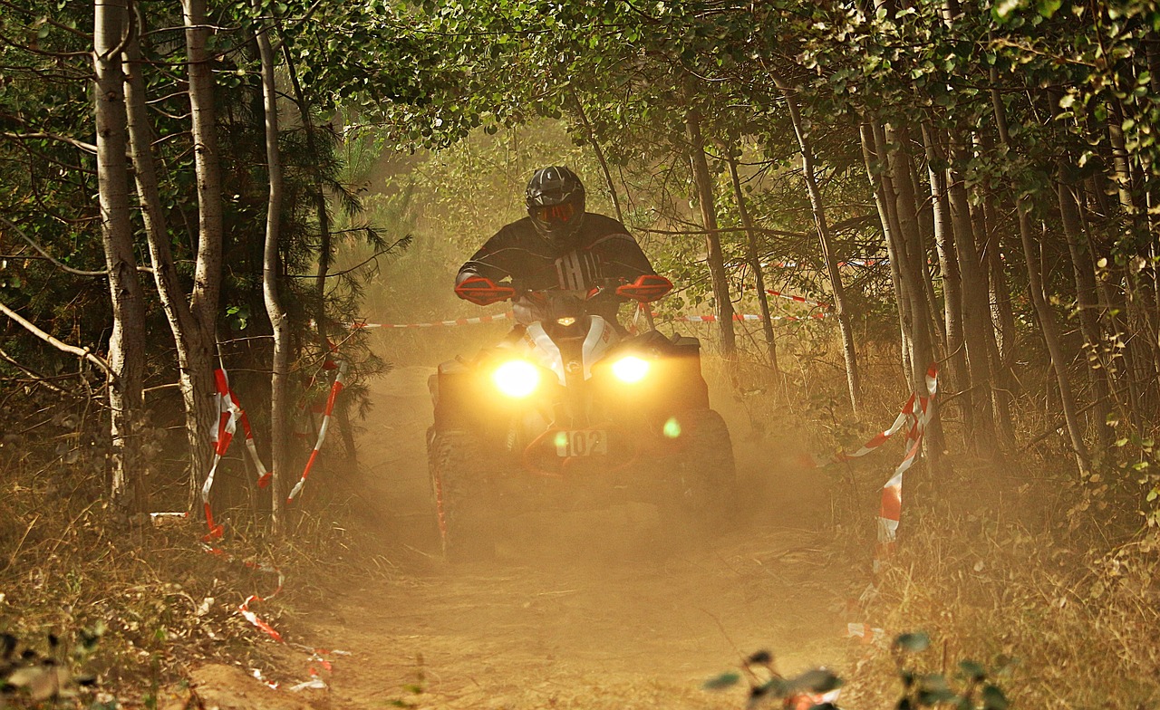 Quad im Gelände