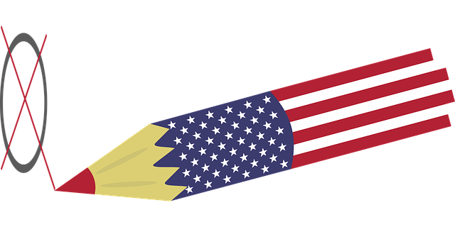 Free choice election campaign usa vector