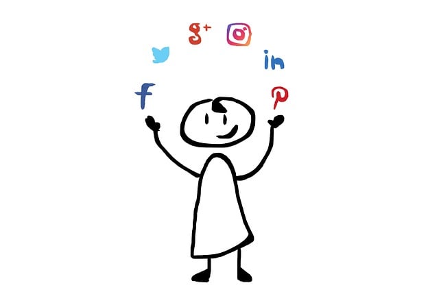 Free facebook twitter google plus illustration