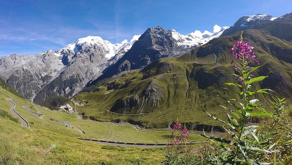 Italien, Alpen, Stilfser Joch, Berge