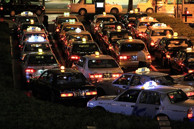 Free Taxis Night photo and picture