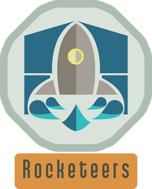 Free rocket logo water vector