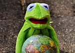 embrace the whole world, kermit, frog
