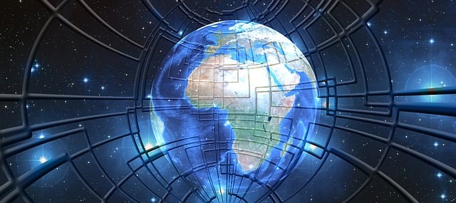 Free web networking networked illustration