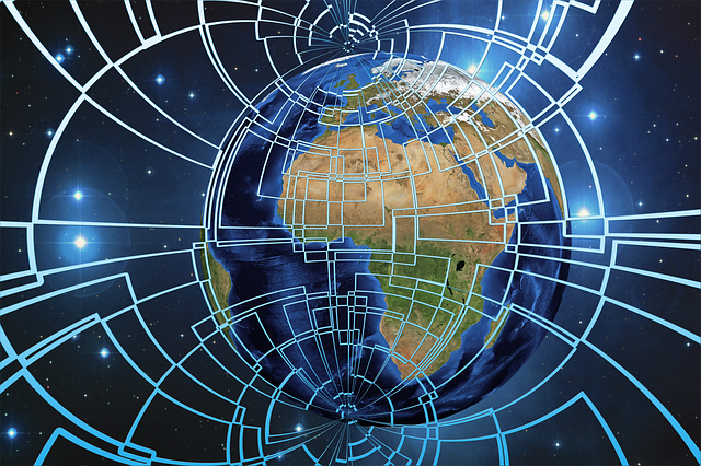 Free web networking networked illustration