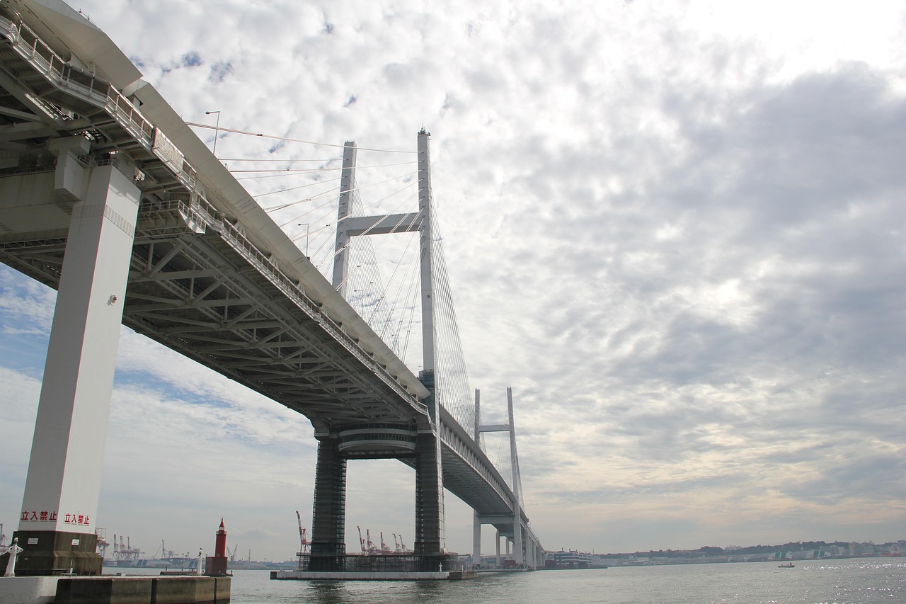 Yokohama Bay Bridge Free Photo On Pixabay