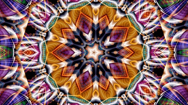 Free kaleidoscope pattern kaleidograph illustration